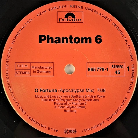 Phantom 6 - O-Fortuna