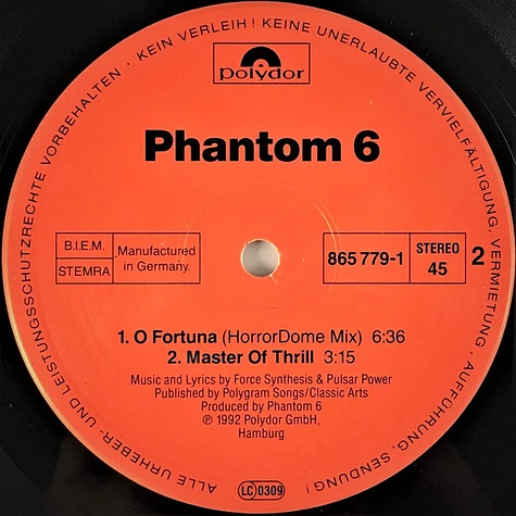 Phantom 6 - O-Fortuna