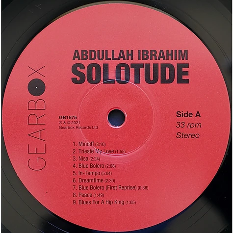 Abdullah Ibrahim - Solotude