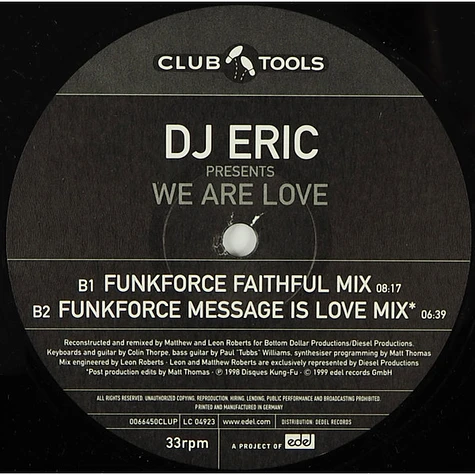 DJ Eric - We Are Love