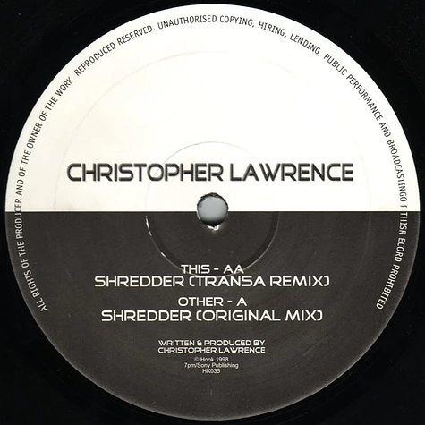 Christopher Lawrence - Shredder