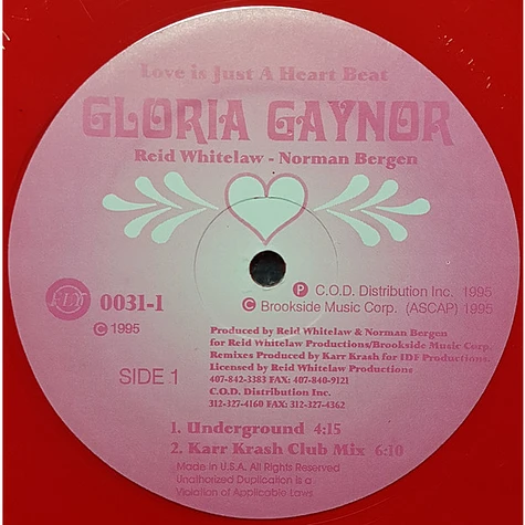 Gloria Gaynor - Love Is Just A Heart Beat