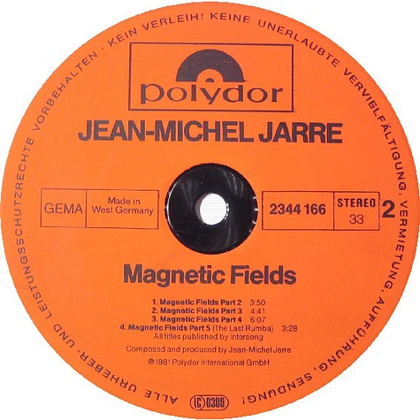 Jean-Michel Jarre - Magnetic Fields