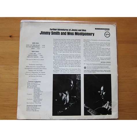 Jimmy Smith & Wes Montgomery - Further Adventures Of Jimmy Smith & Wes Montgomery