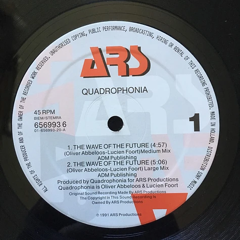 Quadrophonia - The Wave Of The Future