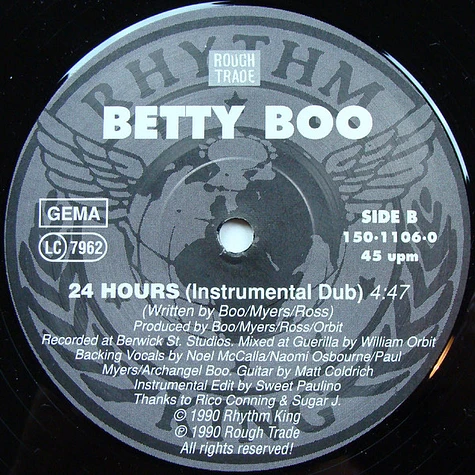 Betty Boo - 24 Hours