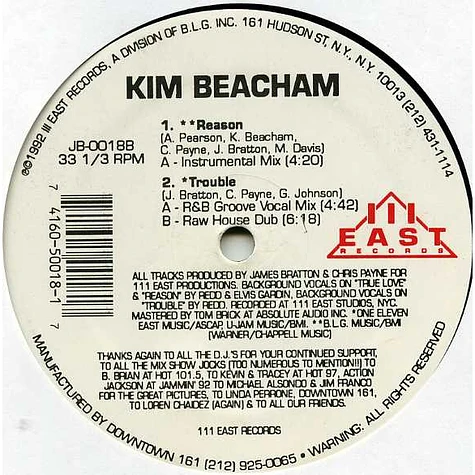 Kim Beacham - True Love / Reason / Trouble