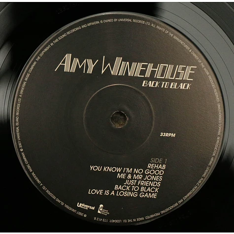 Amy Winehouse - Back To Black