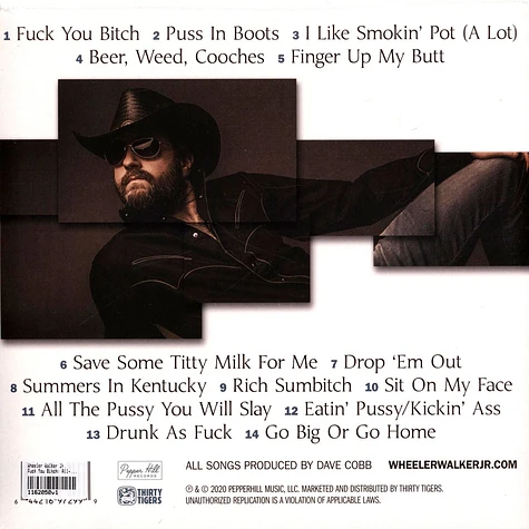 Wheeler Walker Jr. - Fuck You Bitch: All-Time Greatest Hits