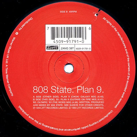 808 State - Plan 9