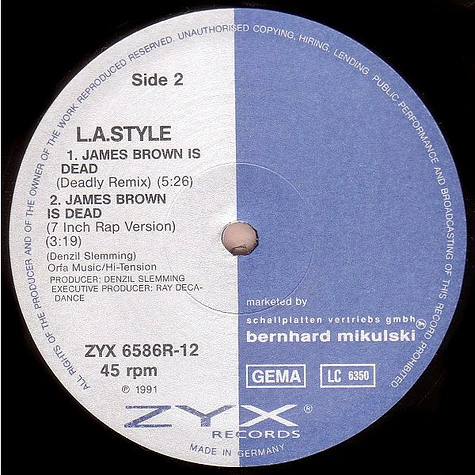 L.A. Style - James Brown Is Dead (Remix)