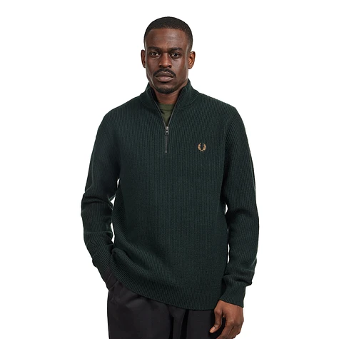 Fred Perry - Textured Half Zip Jumper