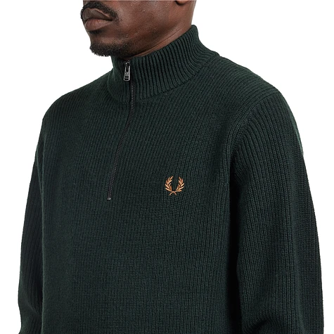 Fred Perry - Textured Half Zip Jumper