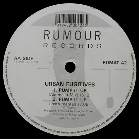 Urban Fugitives - Vertigo / Pump It Up