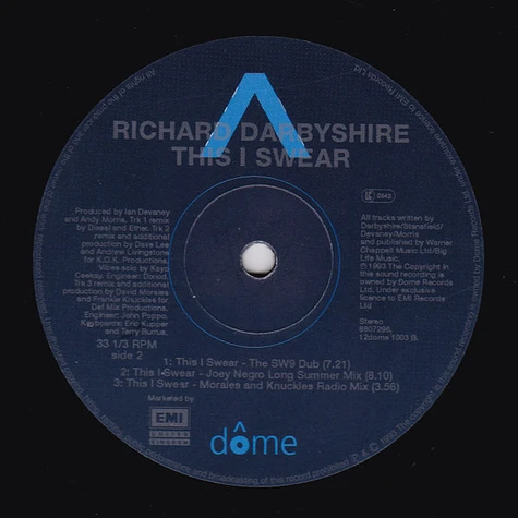 Richard Darbyshire - This I Swear