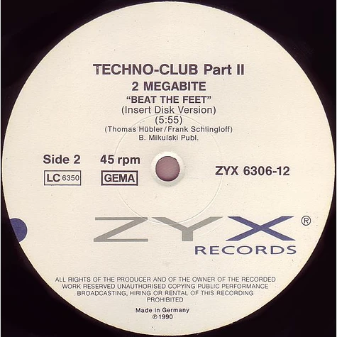 V.A. - Techno-Club Part II (The Ultimate Techno Mix)