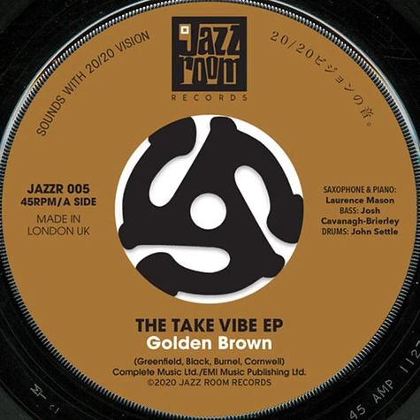 The Take Vibe EP - Golden Brown / Walking On The Moon