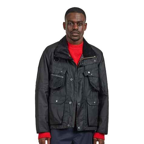 Barbour Modified Dryfly Wax Jacket Black HHV