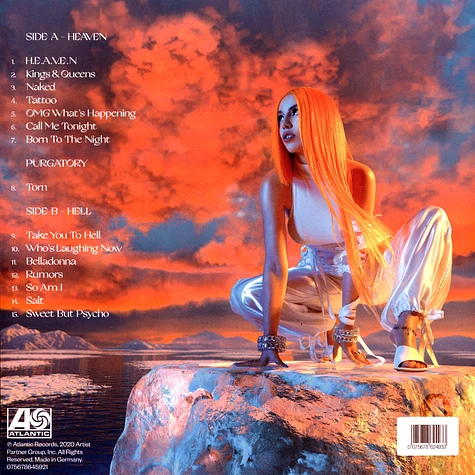 Ava Max - Heaven & Hell Crystal Clear Vinyl Edition