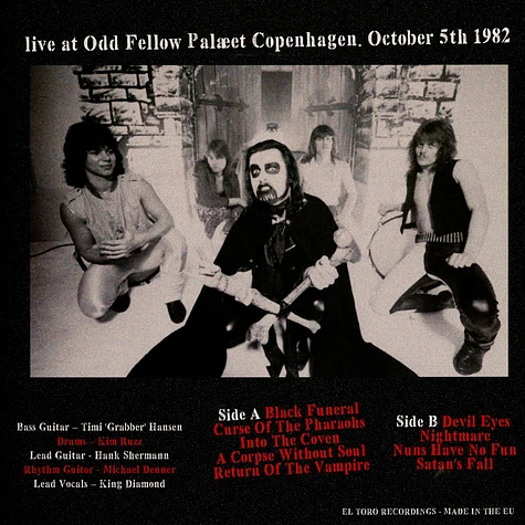 Mercyful Fate - Raise Your Hands And Do The Sign: Live At Odd Fellow Palaet Copenhagen 1982 Red Vinyl Edtion