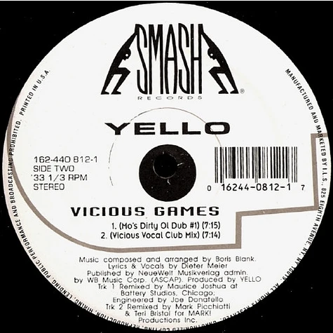 Yello - Vicious Games