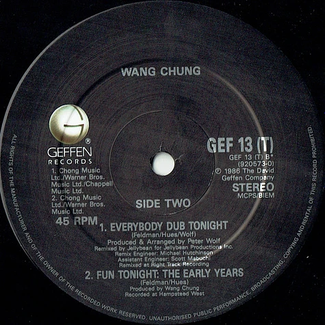 Wang Chung - Everybody Have Fun Tonight