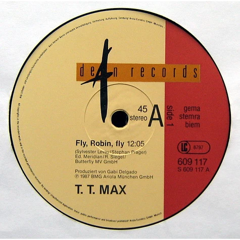 T.T. Max - Fly, Robin, Fly