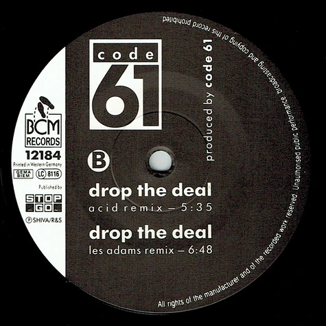 Code 61 - Drop The Deal (Remix)