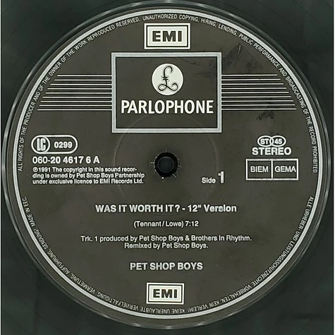 Pet Shop Boys - Was It Worth It?