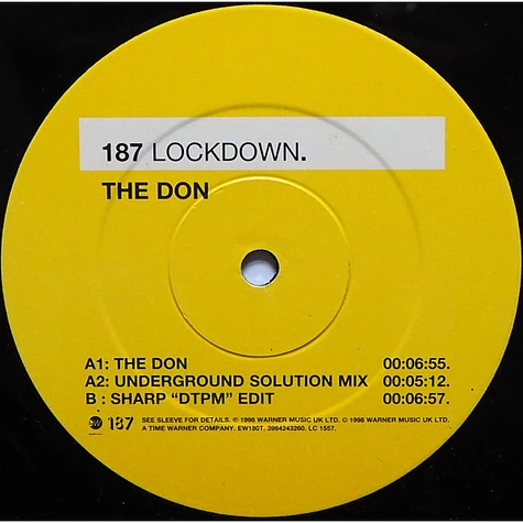 187 Lockdown - The Don