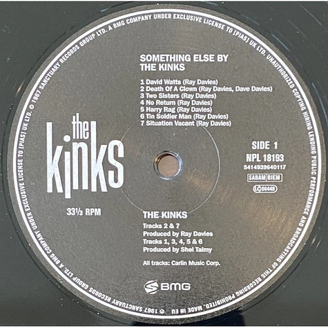 The Kinks - Something Else By The Kinks