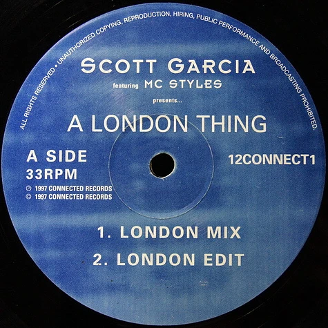 Scott Garcia Featuring MC Styles - A London Thing