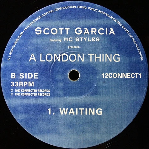 Scott Garcia Featuring MC Styles - A London Thing