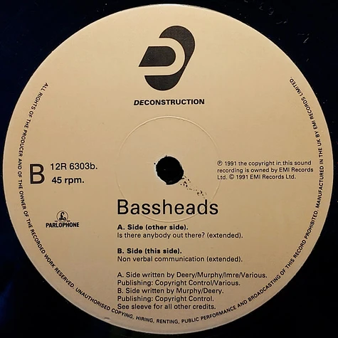 Bassheads - Is There Anybody Out There?