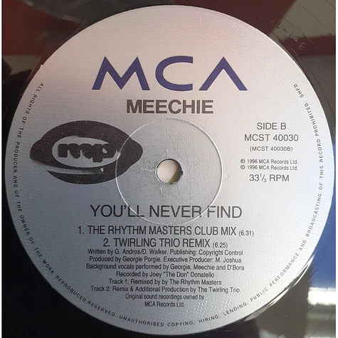 Meechie - You'll Never Find