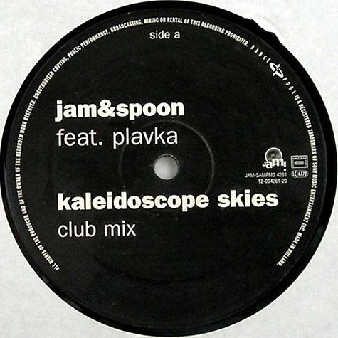 Jam & Spoon Feat. Plavka - Kaleidoscope Skies