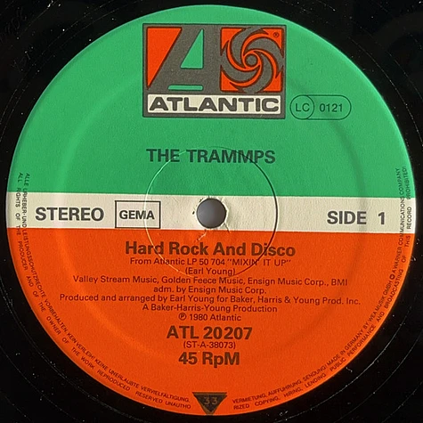 The Trammps - Hard Rock And Disco