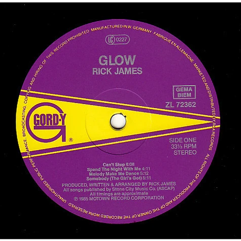 Rick James - Glow