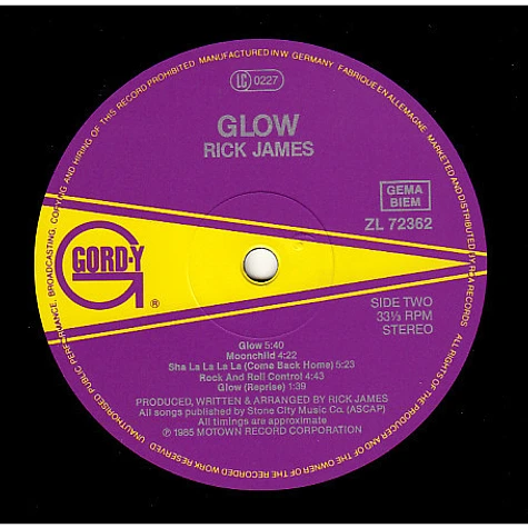 Rick James - Glow