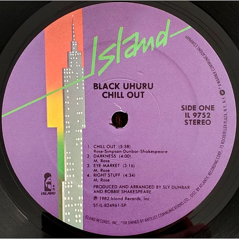 Black Uhuru - Chill Out