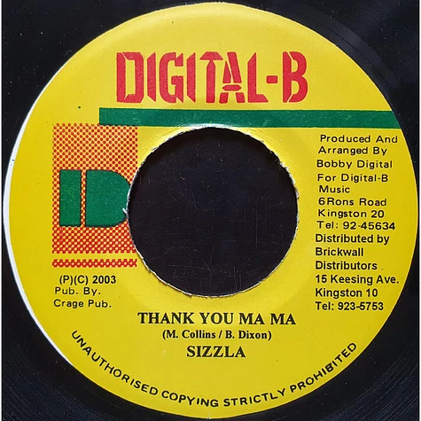 Sizzla - Thank You Ma Ma