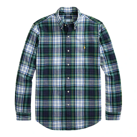 Polo Ralph Lauren - Custom Fit Plaid Brushed Oxford Shirt