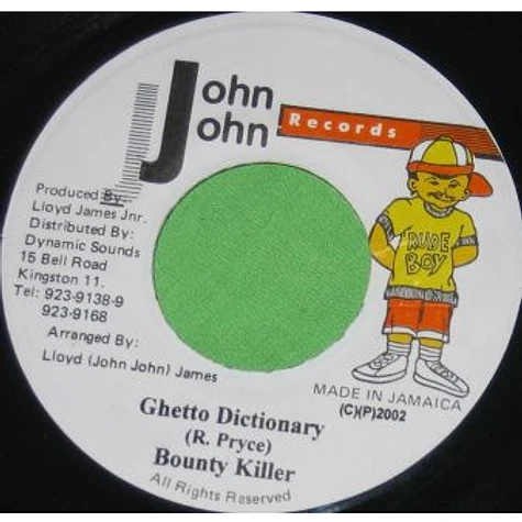 Bounty Killer - Ghetto Dictionary