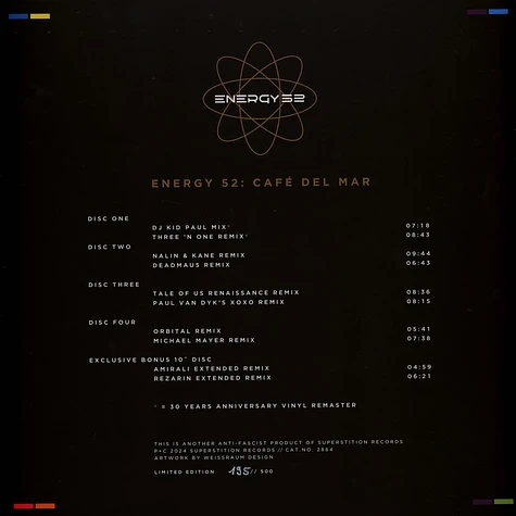 Energy 52 - Café Del Mar 30 Years Anniversary Box Set