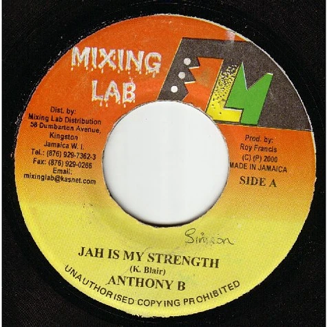 Anthony B - Jah Is My Strength