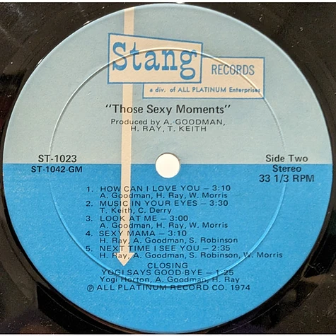 The Moments - Those Sexy Moments