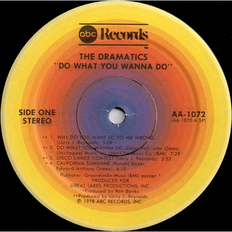 The Dramatics - Do What You Wanna Do