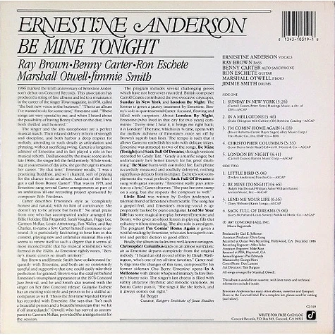 Ernestine Anderson - Be Mine Tonight