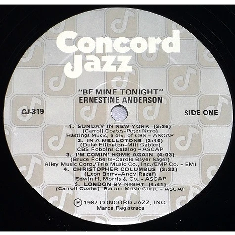 Ernestine Anderson - Be Mine Tonight