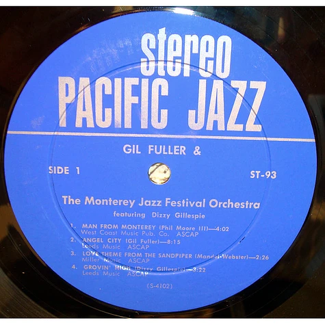 Gil Fuller & The Monterey Jazz Festival Orchestra Featuring Dizzy Gillespie - Gil Fuller & The Monterey Jazz Festival Orchestra Featuring Dizzy Gillespie